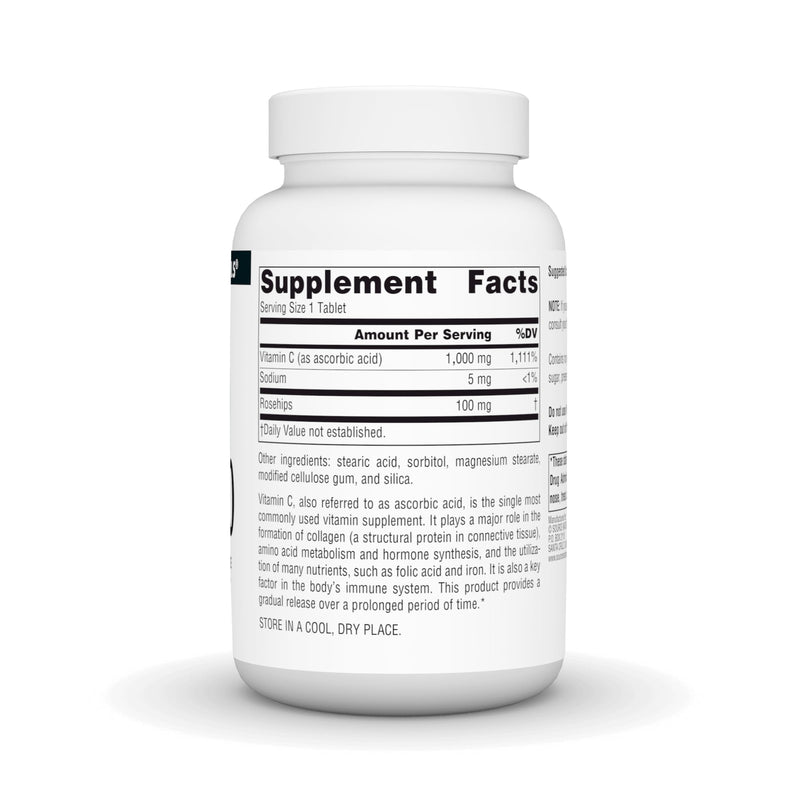 Source Naturals C-1000, 100 Timed Release Tablets | with Rose Hips | Immune Sytem Support* 1 100 Count (Pack of 1)