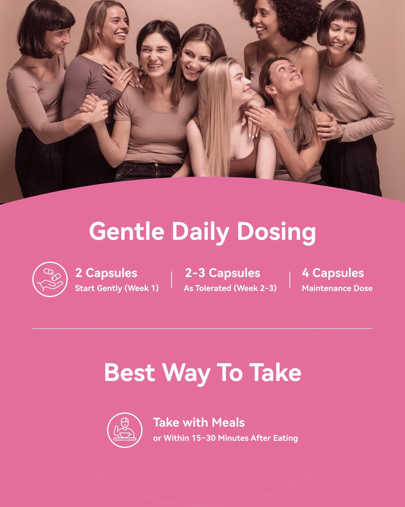 Inositol Supplement for Women, Myo-Inositol & D-Chiro Inositol 40:1, Reproductive Wellness with Berberine, MTHF Folate & Vitamin D3, Supports Ovarian Health & Hormonal Balance, 120 Capsules | Inositol Supplement for Women with Berberine, MTHF Folate & ...