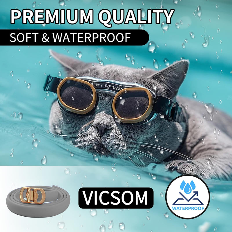 4 Pack Flea Collar for Cats, Cat Flea and Tick Collar 32 Months Cat Flea and Tick Treatment Collar, Waterproof Adjustable Cats Kitten Flea Collar, Tick and Flea Prevention Collar for Cat, Black Grey Black & Grey - BeesActive Australia