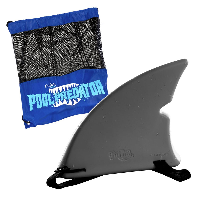 Shark Fin for Swimming and Costume Travel Bag Included Grey Sharkfin w/ Bag