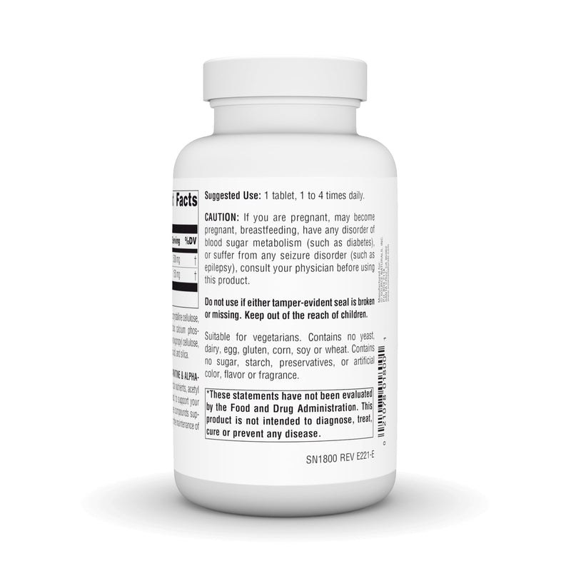 Source Naturals Acetyl L-Carnitine & Alpha-Lipoic Acid 650mg - 120 Tablets 120 Count (Pack of 1)