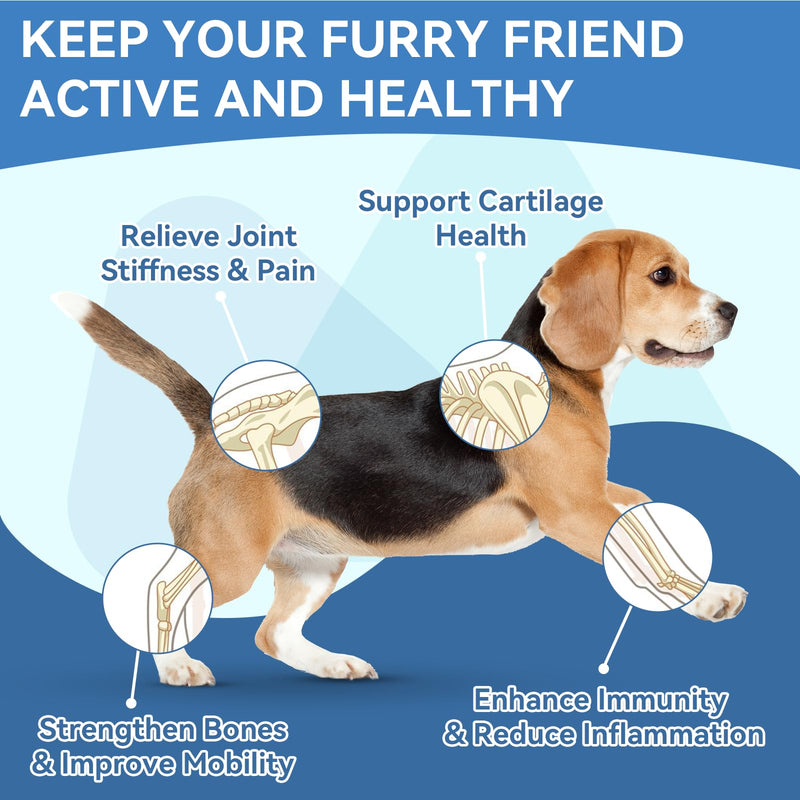 WEALLIN Dog Vitamins & Joint Supplement for Dogs