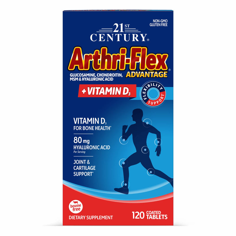 21st Century Arthri-Flex Advantage + D3 Joint Support Tablets, 120 Count