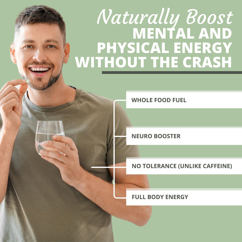 Optimal Health Systems B Awake Whole Food B Complex Formula, 90 Capsules | Whole food B-complex, rhodiola root, DMAE, taurine, enzymes and probiotics, natural energy, focus, clarity and mood support