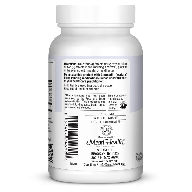 4-in-1 Calcium 1000mg with Vitamin D3 - Calcium Supplement for Women and Men with Vitamin K2 D3 1000 IU - Extra Strength Calcium Citrate for Bone and Heart Support (120ct) | Kosher | Calcium Magnesium with Vitamin D3 & K2 | Calcium Absorption & Bone Su...