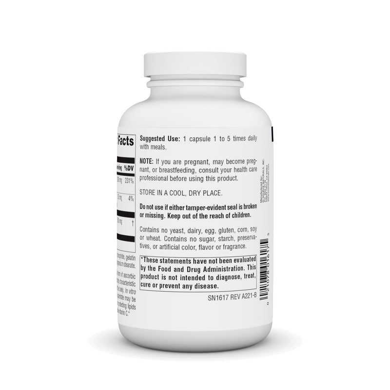 Source Naturals Ascorbyl Palmitate, 500mg, Fat-Soluble Vitamin C Ester Supplement* - 180 Capsules
