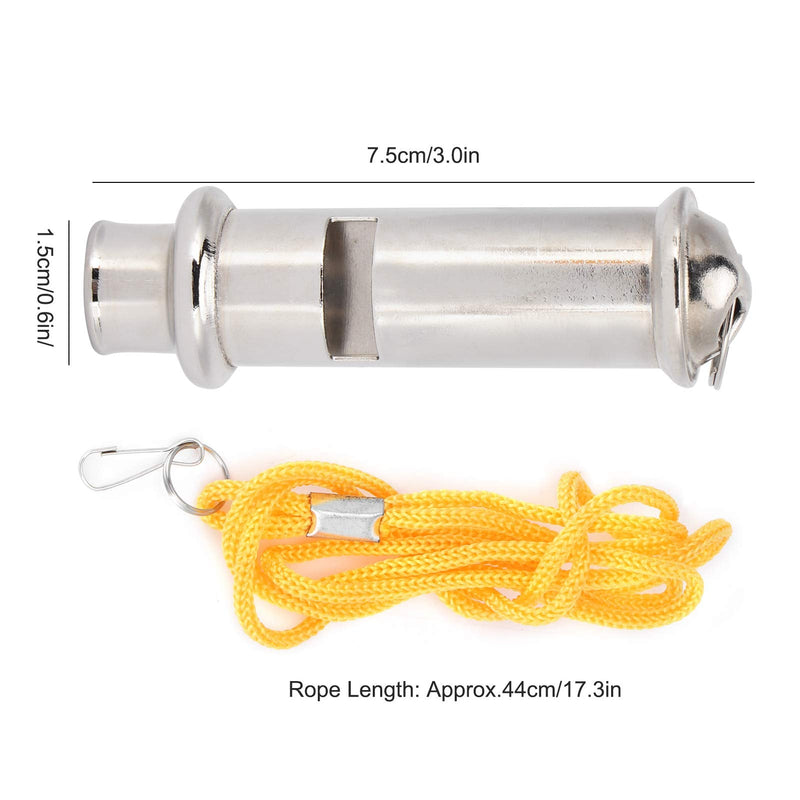 Pigeons Whistle, Silver Training Whistle, with Lanyard Mini Portable Anti‑ for Pigeons for Young Pigeons for Bird for Homing Pigeon - PawsPlanet Australia
