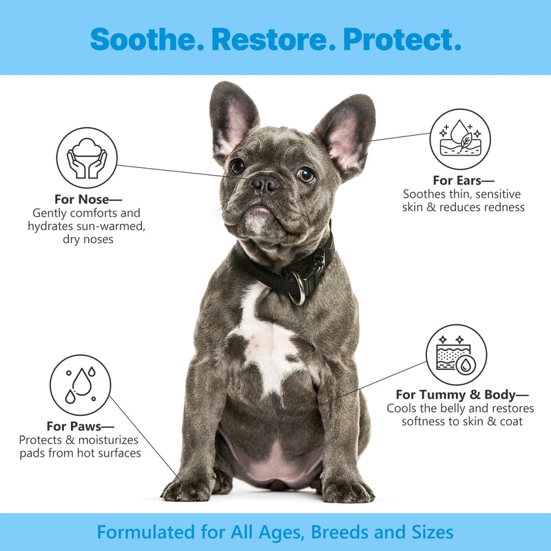 Dog After-Sun Soothing Serum – Hydrating & Calming Skin Repair for Sensitive, Sun-Exposed Areas (1.69 fl oz) | Vet-Inspired Gentle Formula – Alcohol & Fragrance Free