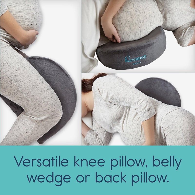hiccapop Pregnancy Pillow Wedge for Maternity | Memory Foam Maternity Pillows Support Body, Belly, Back, Knees - BeesActive Australia