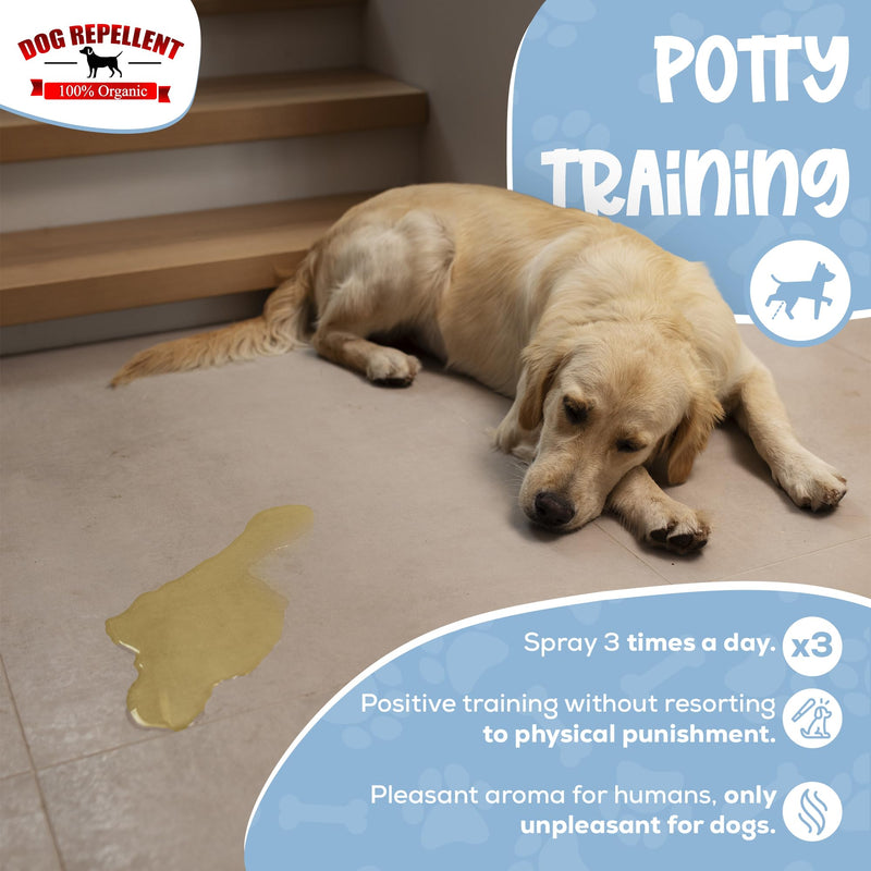 Organic Sprays - Trains Your Pet Where Not to Urinate, No More Marking, No Chew Spray for Puppies, Anti Chew Spray, Help stop unwanted dog behavior, Made in The USA, 8 oz 8 Fl Oz - BeesActive Australia