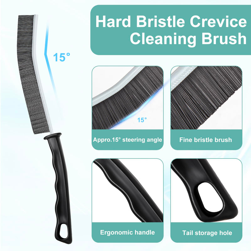 Crevice Cleaning Brush，Hard-Bristled Crevice Cleaning Brush，2024 New Multifunctional Gap Cleaning Brush Tool，Dead Corners Brushes for Bathroom Kitchen Tiles Window Door Slots，3pcs 3pcs - BeesActive Australia