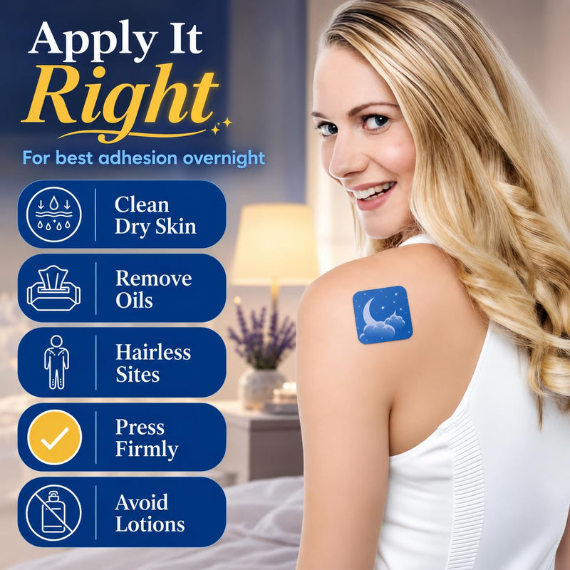 Sleep Patches for Adults — Extra Strength Melatonin & Magnesium Patch — Time-Release Sleep Aid Stickers — Non-Habit Forming, Hypoallergenic — 28 Transdermal Patches for Deep Rest & Relaxation Melatonin Extra Strength 1-Pack (Count 28)