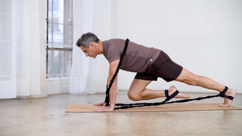 Konnections Fabric Covered Resistance Band Revolutionary Pilates Enhancement Tool for Strength, Flexibility and Precision Black - BeesActive Australia