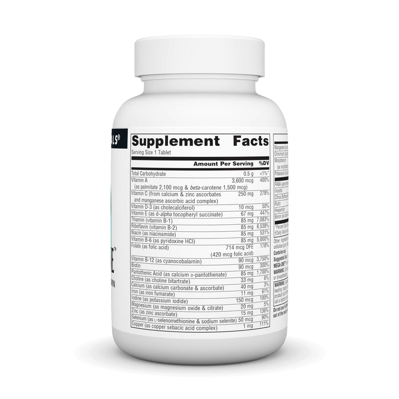 Source Naturals Mega-One Multi-Vitamin with Minerals* - 60 Tablets