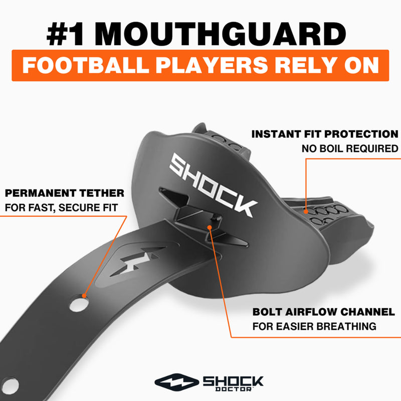 Shock Doctor Bolt Lipguard, OSFA, Slime - BeesActive Australia