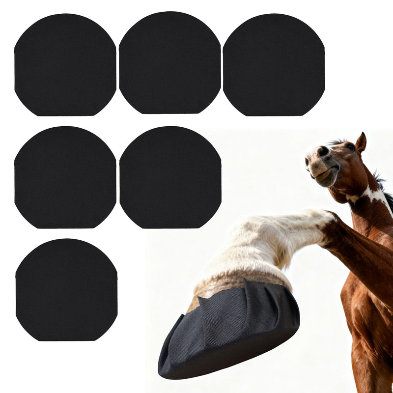 6 Pack Horse Hoof Tape,Strong Sticky Horse Hoof Wraps, Breathable Waterproof Magic Cushion Hoof Packing,Protection for Hoof Hoove (6)