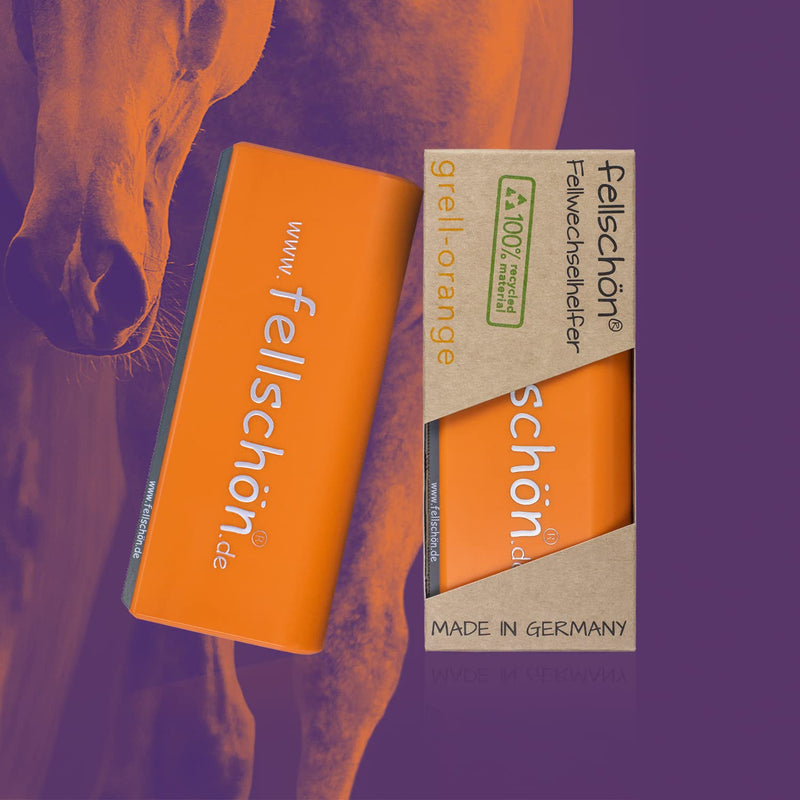 fellschön® fur changing aid bright orange 100% recycled material - BeesActive Australia