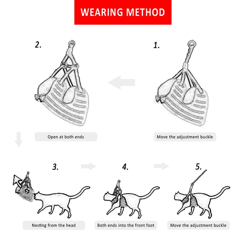 Rypet Small Dog Harness and Leash Set - No Pull Pet Harness with Soft Mesh Nylon Vest for Small Dogs and Cats Gray M Medium (7-15 lbs) - BeesActive Australia