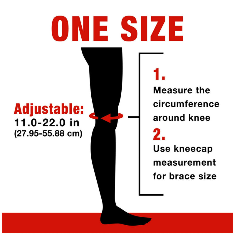 ACE Brand Adjustable Knee Brace with Side Stabilizers Provides Support & Compression to Arthritic and Painful Knee Joints Adjustable Knee Brace w/ Stabilizer