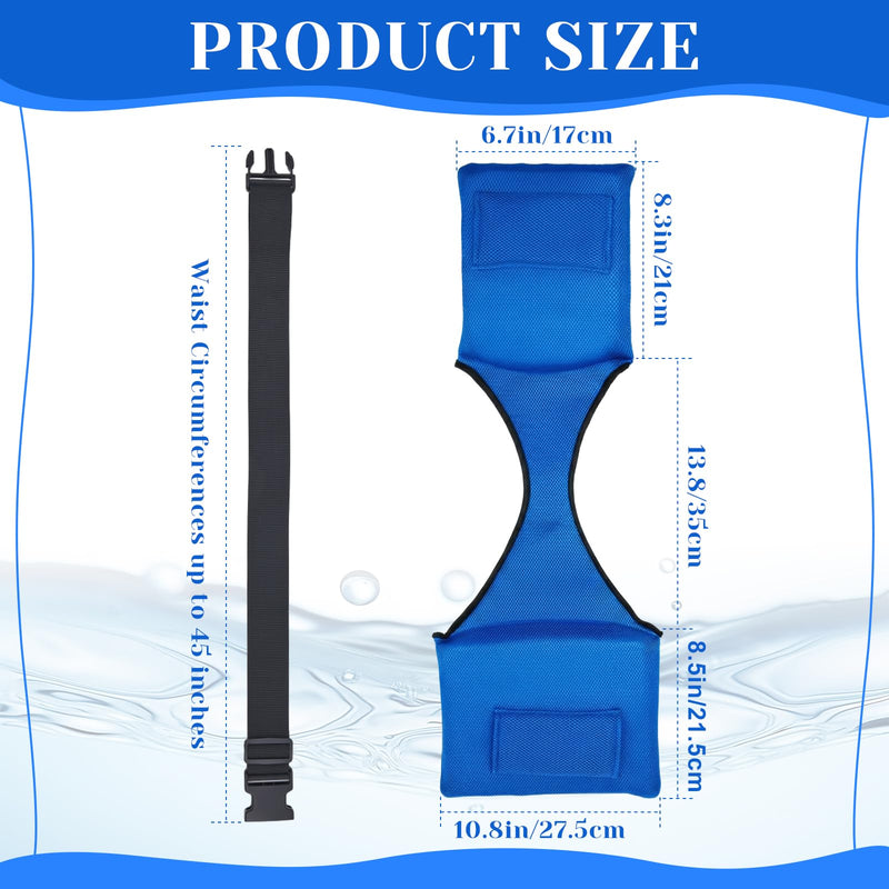 Deep Water Flotation Belt Aerobics Exercise Water Saddle with Removable Strap Swim Belt Aquatic Exercise Equipment for Fitness Aid Swimming Training