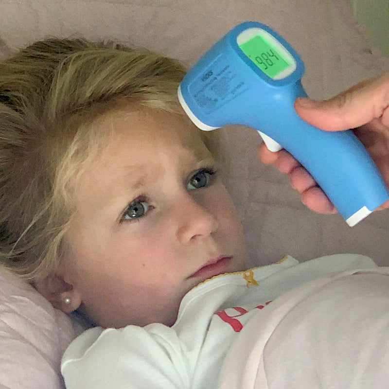 Vicks Non-Contact Infrared Thermometer for Forehead, Food and Bath – Fast, Reliable, and Clinically Proven Accuracy for Adults, Babies, Toddlers and Kids 1 Count (Pack of 1)