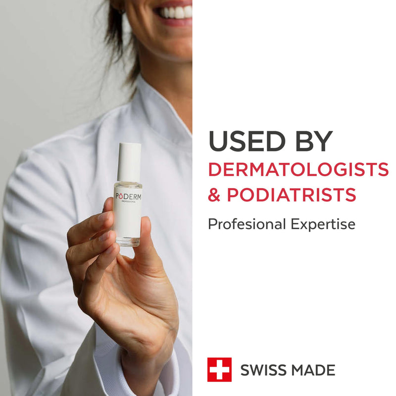 PODERM – 2 in 1 TOENAIL INTEGRAL RELIEVER – Soften Nail – Toe and Fingernail Pain Reliever – Emollient properties - 100% Natural Ingredients and Vegan – Quick & Easy – Swiss Made