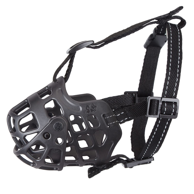 Ownpets Dog Muzzle, Muzzle for Large Dogs, German Shepherd Muzzle, Medium Dog Muzzle, Silicone Dog Muzzle, Black, XL - BeesActive Australia