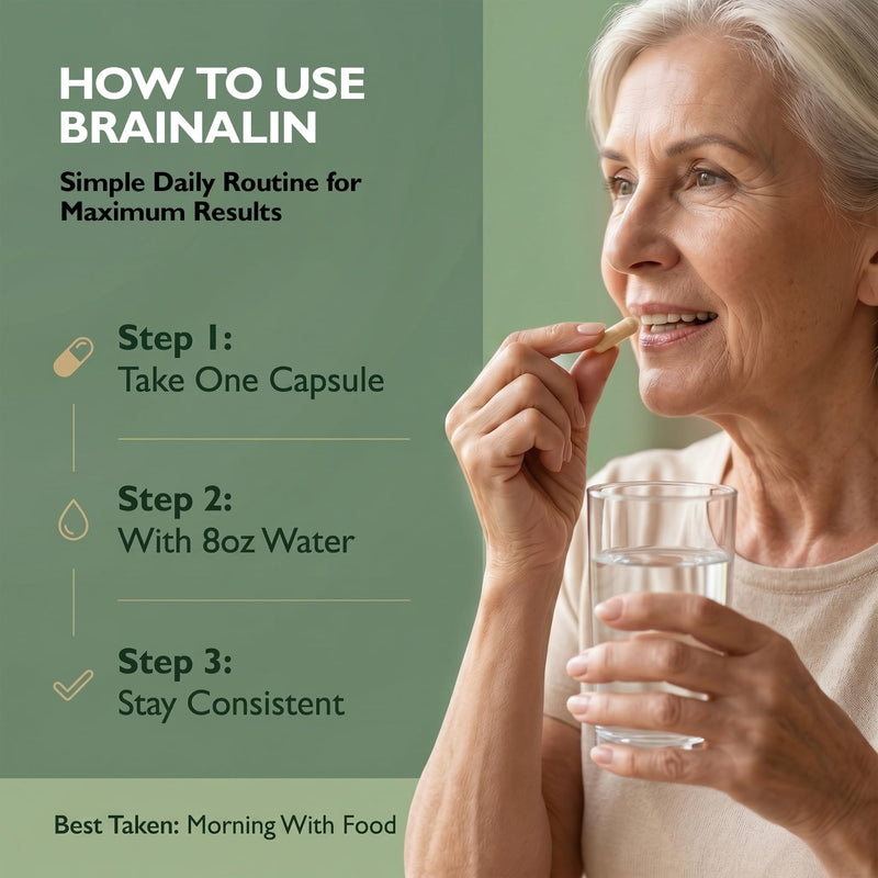Puridian Brain Supplements for Memory and Focus, Ginkgo biloba Supplements | Focus, Clarity & Cognitive Health, 8 in 1, Alpha GPC Nootropics Supplement, Memory and Focus | Non-GMO, Caffeine-Free
