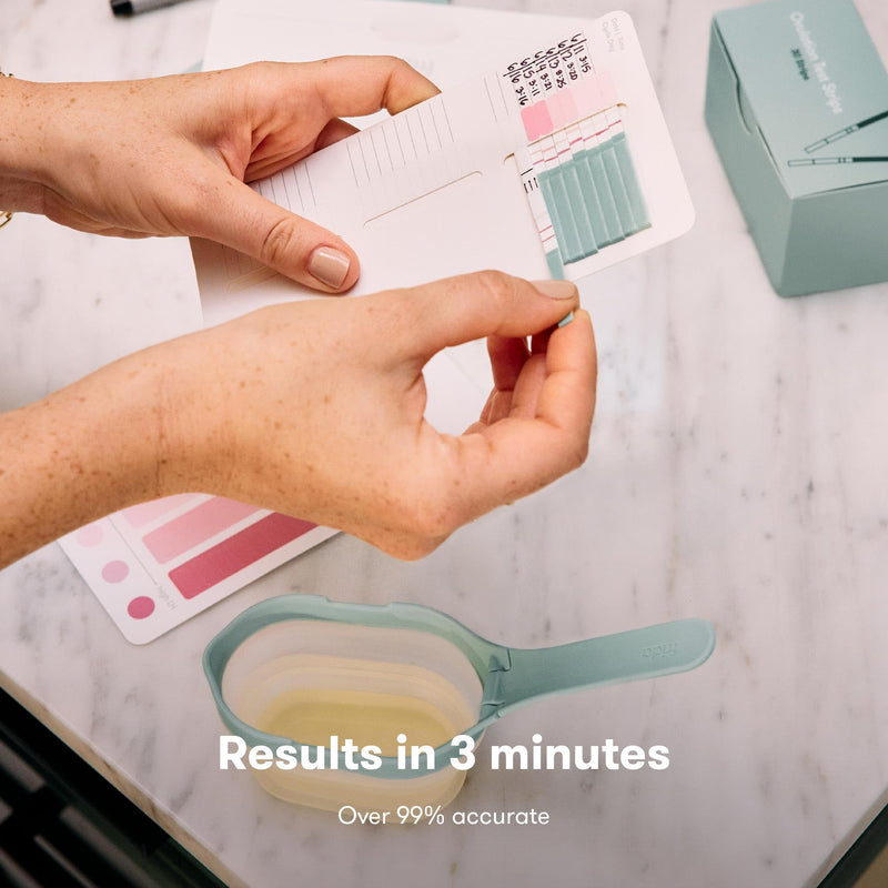 Frida Fertility at-Home Ovulation Test Kit, Easy-to-Use LH Test Strips for Ovulation Prediction Fertility Tracker, 99% Accuracy, Find 2 Most Fertile Days to Conceive, 60 Count - BeesActive Australia
