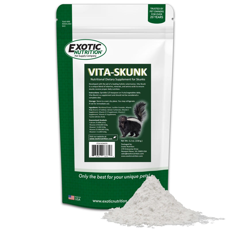 Vita-Skunk (5.2 oz.) - Nutritional Dietary Supplement - Made with Essential Vitamins, Minerals & Amino Acids - for Pet Skunks
