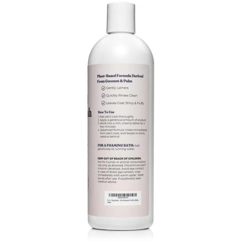 Dog and Cat Shampoo and Conditioner for Dogs and Cats - Best 5 in 1 Fresh Pet Wash - Natural Ingredients Perfect for Sensitive Skin - Cleans, Conditions, Detangles, and Moisturizes - 16OZ - BeesActive Australia