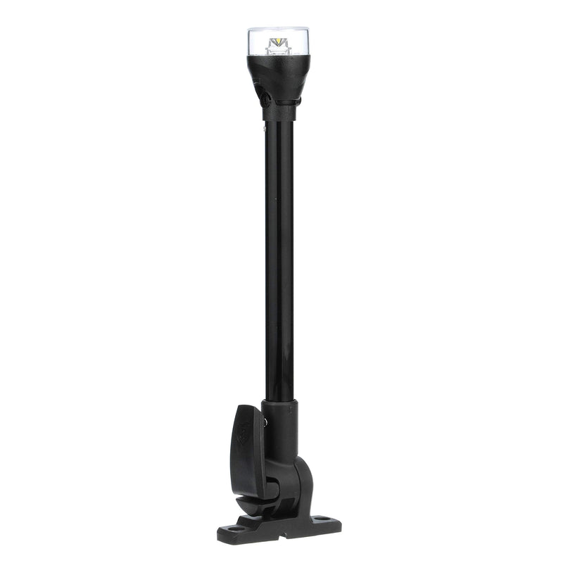 Attwood 5558-P12A7 All-Round LED Fold Down Navigation Light Black Base, 12-Inch 12" - BeesActive Australia