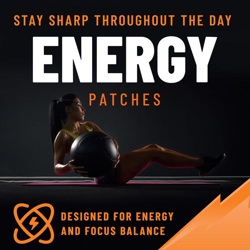 TOLEVITA Energy Patches – 36 Circle-Shaped Patches with Vitamin B12 – Energy, Focus & Vitality for Active Lifestyles, Fitness, Workouts, Travel & Daily Use
