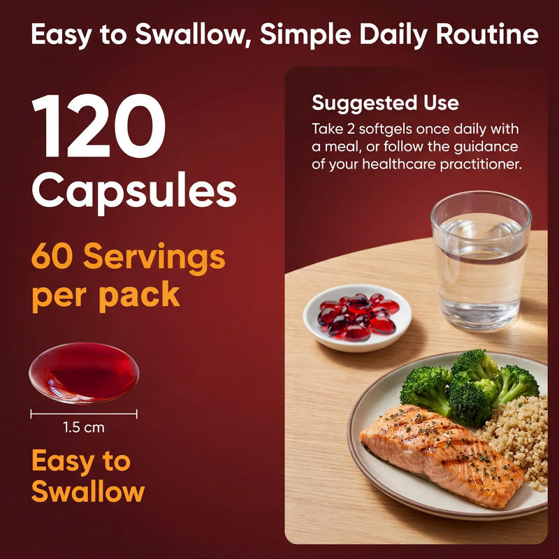 Aged Odorless Garlic Extract Softgels with CoQ10 Ubiquinol and Vitamin K2 - 1200mg Aged Garlic Supplement, S - Allyl Cysteine Standardized for Optimal Heart Health & Immune Support - 120 Softgels