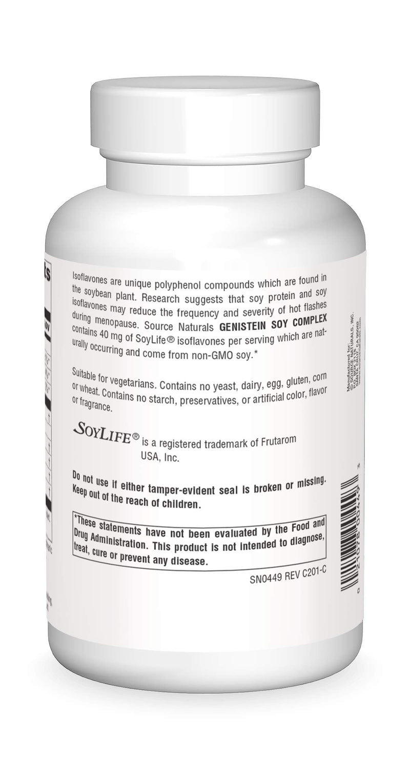 Source Naturals Genistein Soy Complex 1000 mg - 240 Tablets 240 Count (Pack of 1)