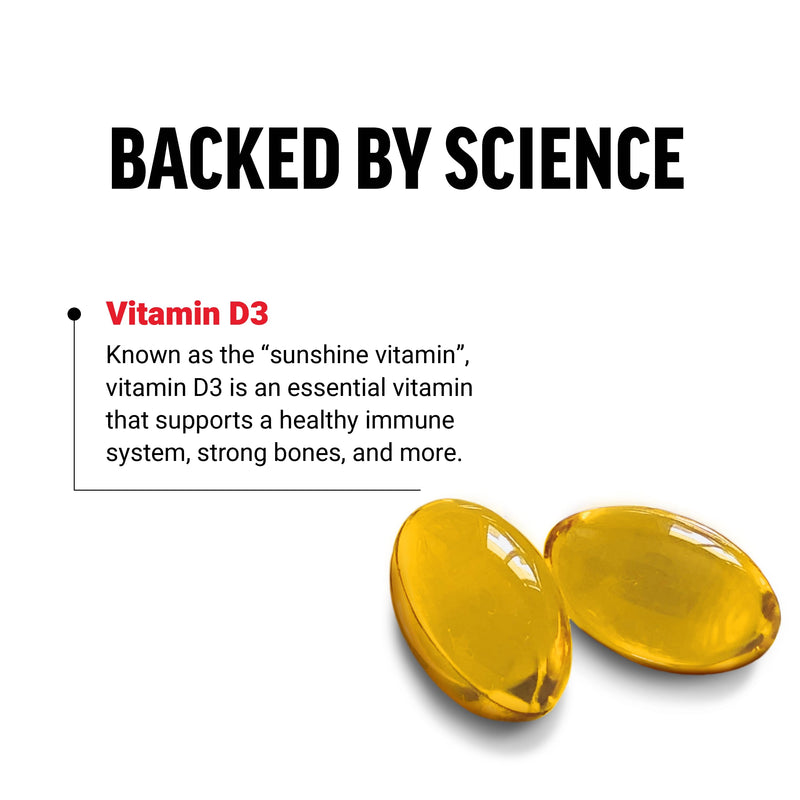 Force Factor Vitamin D3 5000 IU Softgels, High-Potency Vitamin D Supplement | Support Immune & Bone Health, Premium Quality, No Preservatives, 120 Softgels