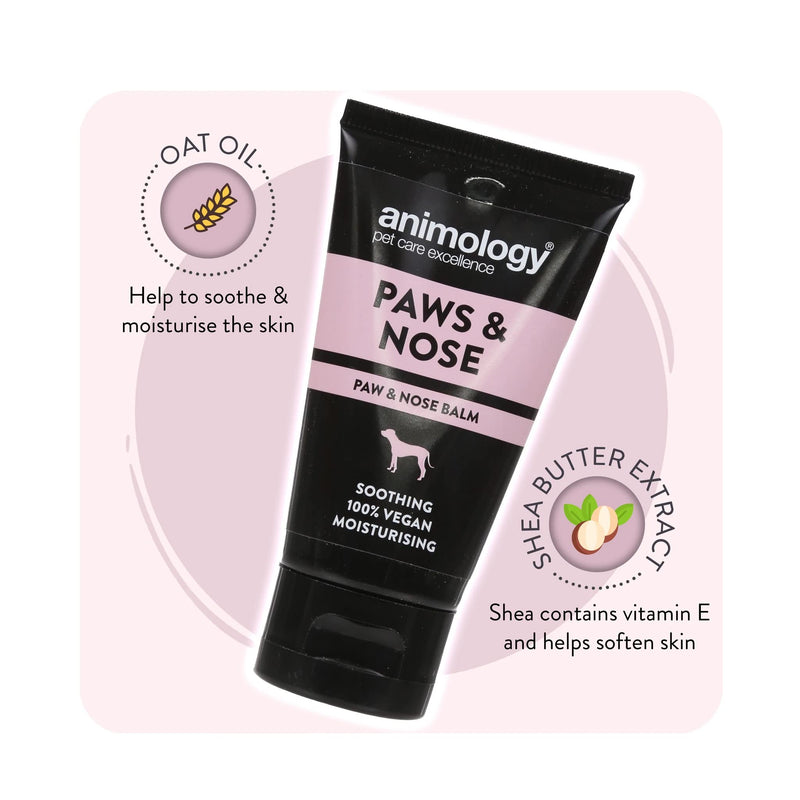 Animology Dog Paw & Nose Balm 50ml, Pack of 1, Clear