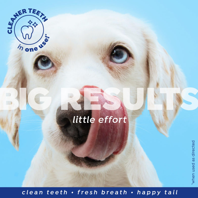 Naturel Promise Fresh Dental Disposable Dog Teeth Cleaning Finger Wipes, Easy to Use, for Cats & Dogs, 50ct