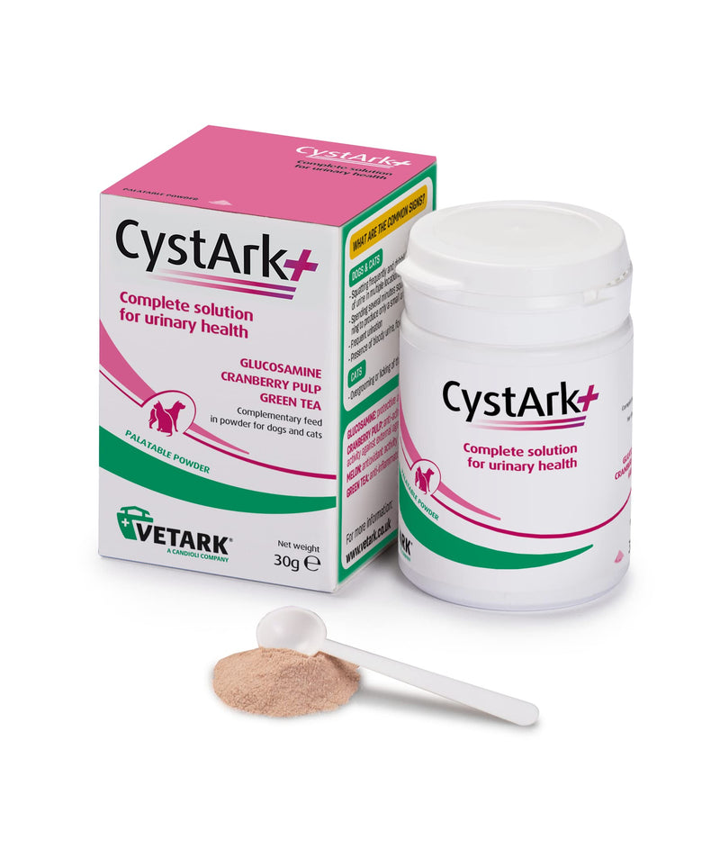 CystArk+ Powder | Supports Urinary Health in Dogs & Cats | Easily administered | 30 g 30g powder