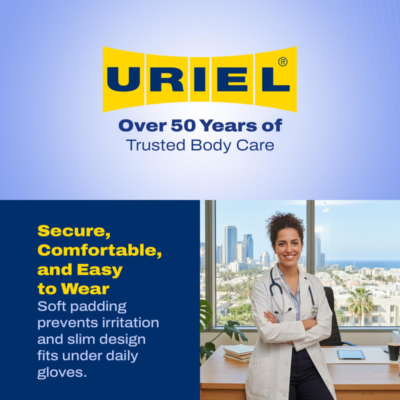 URIEL Adjustable Trigger Finger Splint for All Fingers – Comfortable Trigger Finger Brace for Daily Support, Strains and Sprains – Breathable Design, Secure Fit, One Size, Fits Left or Right Hand