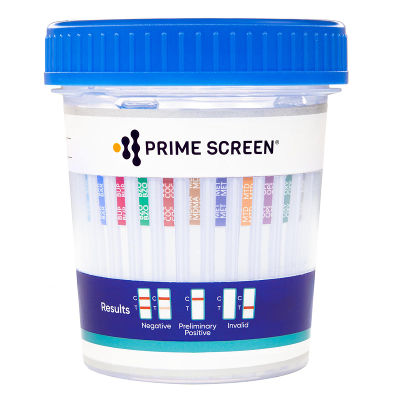 Prime Screen 14 Panel Test Kits, Instant Urine Testing - #TDOA-1144A3 -[2 Count]