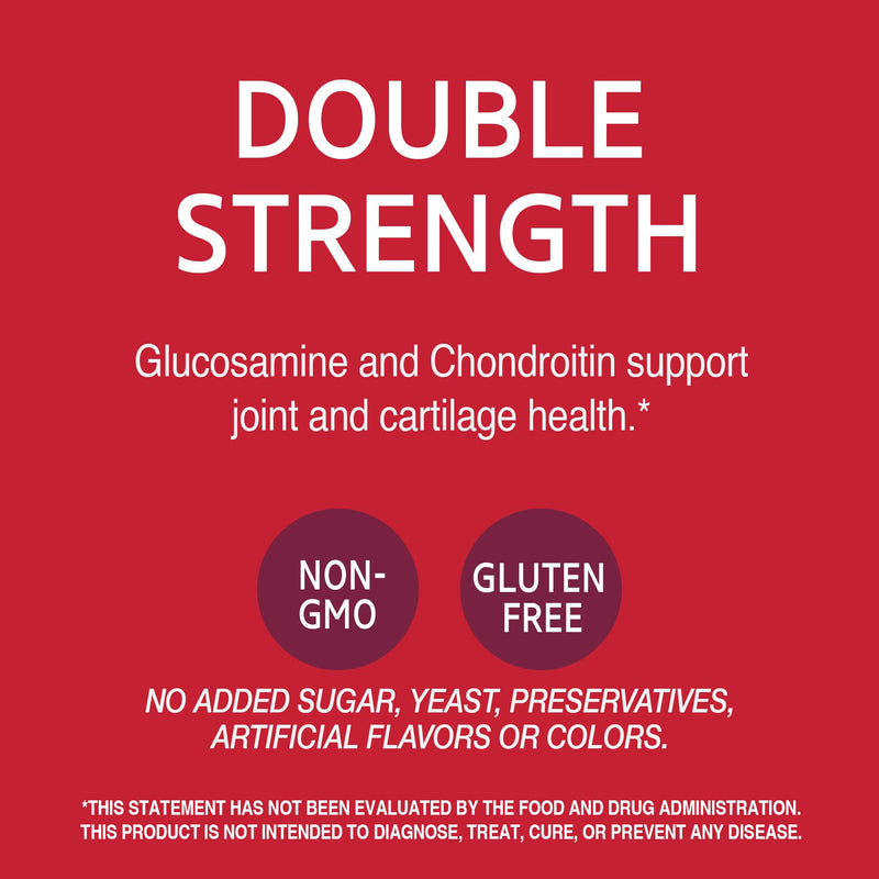 21st Century Double Strength Glucosamine Chondroitin 500/400mg, 210ct | Double-Strength Glucosamine 500 mg & Chondroitin 400 mg per Serving, Joint, Cartilage & Mobility Support, Gluten Free 210 Count (Pack of 1) Capsules