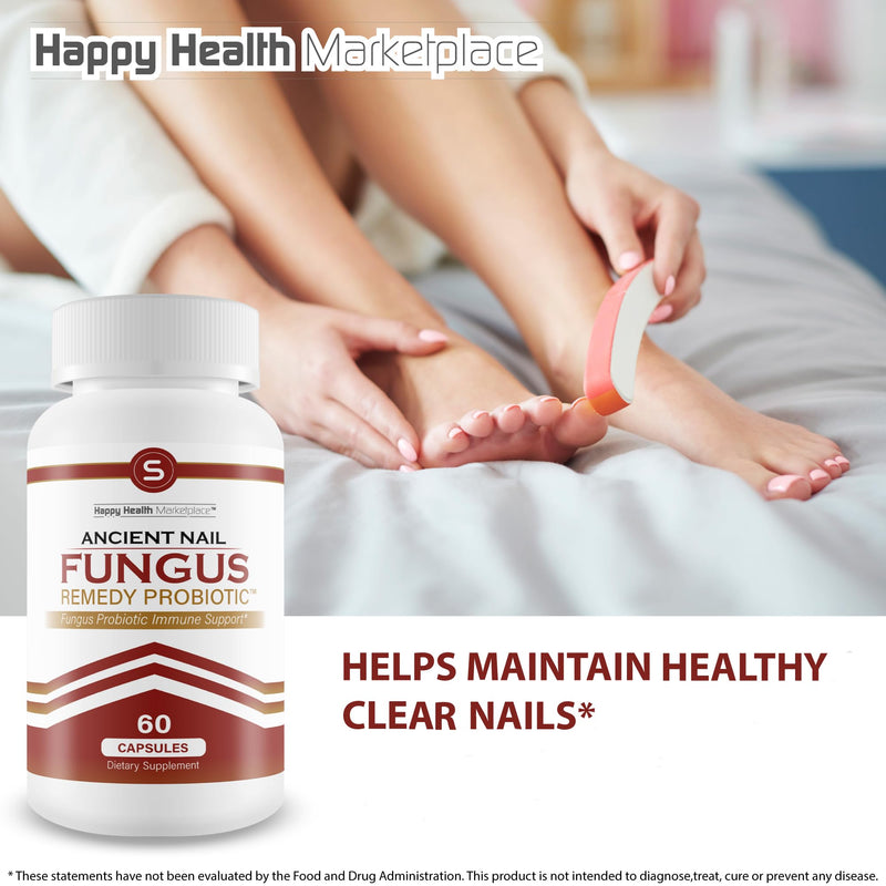 Ancient Nail Fungus Remedy Probiotic - Immune System Probiotic Fungus Support - Our Best Nail Fungus Probiotic Fungus Fighter - Under Nail Fungus Treatment Probiotic - Remove Nail Fungus & Candida - BeesActive Australia