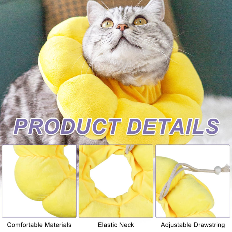 Newpop Cat Neck Collar, Leak Protection Adjustable Cat Collar, Cat Neck Collar, Cat Collar, Soft Protective Collar, Recovery Collar, Small Dog After Surgery Cat Collar - BeesActive Australia