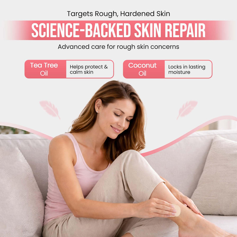 CLEAR Urea Cream 40 Percent Plus 2% Salicylic Acid (4oz) Made in USA | Urea Foot & Hand Cream Softens Cracked Heels & Dry Skin with Tea Tree & Coconut Oil - Callus & Corn Treatment 40% Urea & 2% Salicylic Acid | Tea Tree Oil & Coconut 4 Fl Oz (Pack of 1) - BeesActive Australia