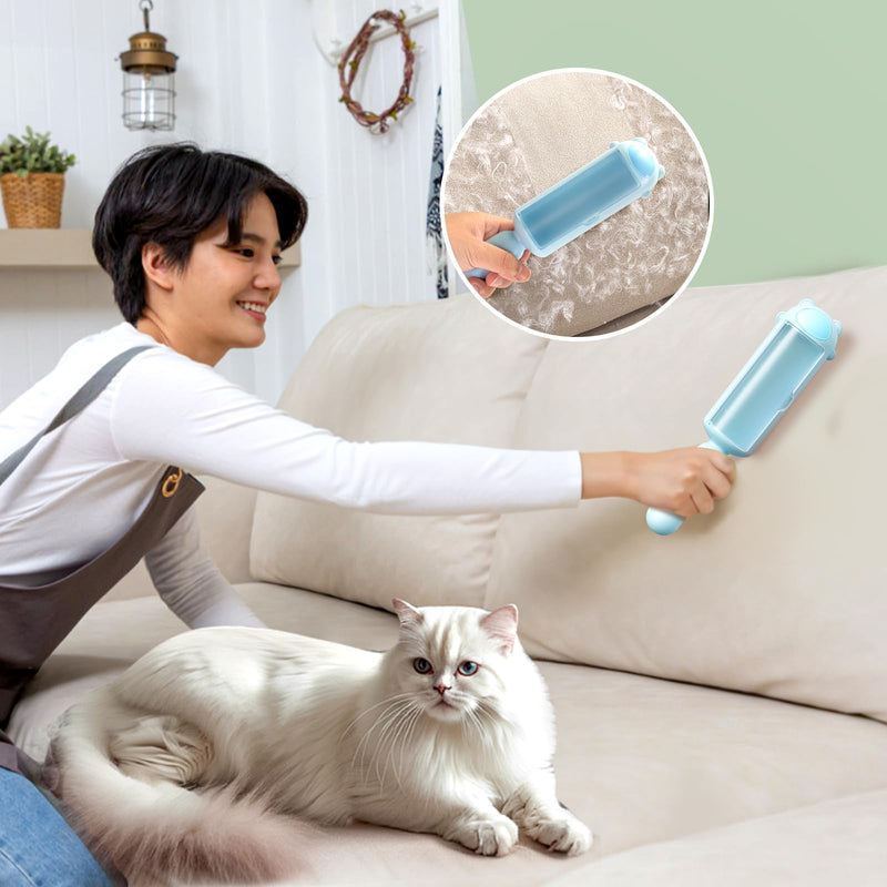 Pack of 2 lint roller, animal hair remover, lint roller, animal hair, dog hair removal, lint roller, lint roller, reusable lint roller, clothing, for lint brush on clothing, sofa - BeesActive Australia