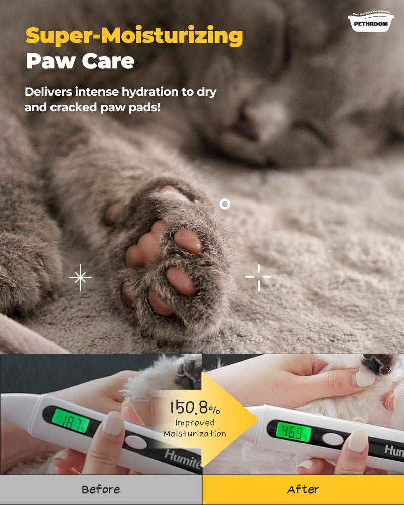 [PETHROOM] Bundle - Cat Paw Care Set | Lick Safe Paw Soother & Moisturizer for Dry, Cracked Paws | Cat Nail Clipper with Circular Cut Hole (2mm)