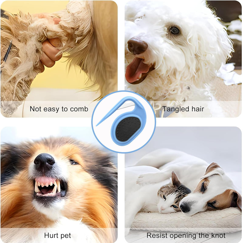 Knotting Comb for Cats, Pet Knot Opener, Knot Opener Dog, Cat Grooming Supplies, Grooming Combs Knotting Comb for Removing Matted, Pet Grooming Supplies for Grooming Loose Knotted Hair - BeesActive Australia