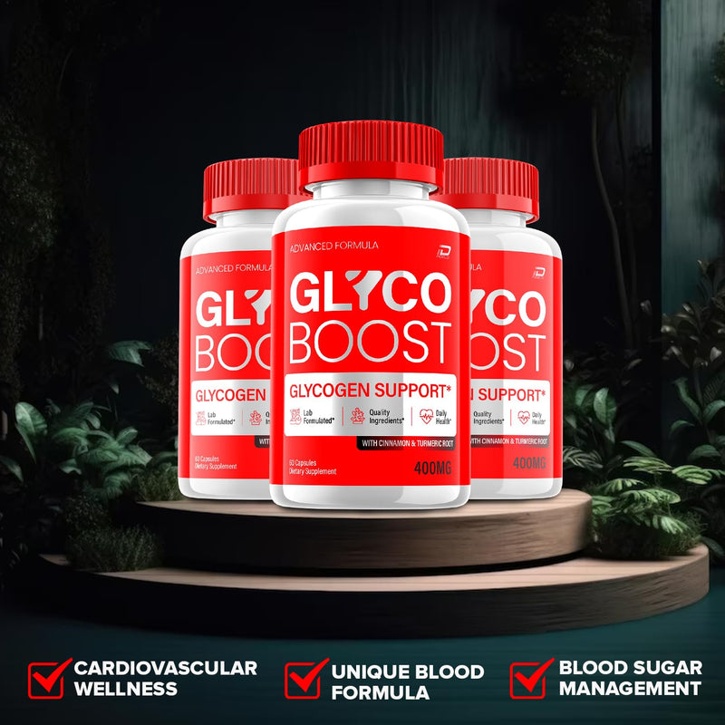 Glyco Boost Capsules – GlycoBoost Advanced Supplement, All Natural Formula to Maintain Healthy Levels, Maximum Strength Formula, Glyco Boost Pills Reviews (1 Pack - 60 Capsules)