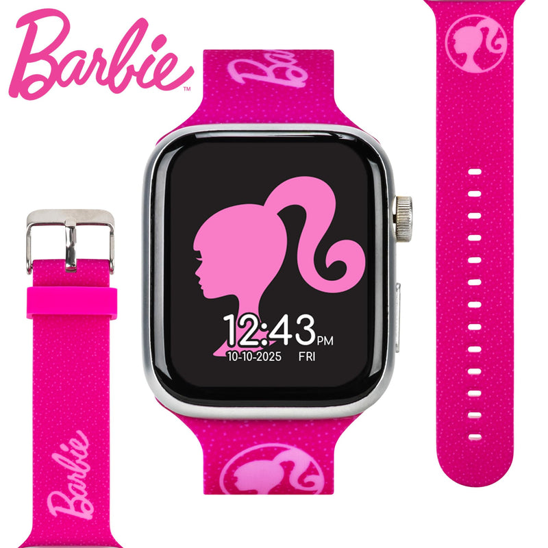 Barbie Kids Smart Watch – Touchscreen Smartwatch with Camera, Activity Trackers, Pedometer, Music, Stopwatch, and Glitter Silicone Strap – Fits Wrists from 5.5" to 8" - BeesActive Australia